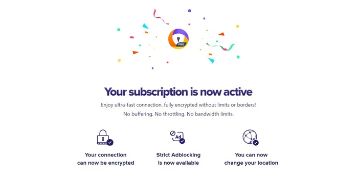 الاشتراك فعال Avast Secure Browser