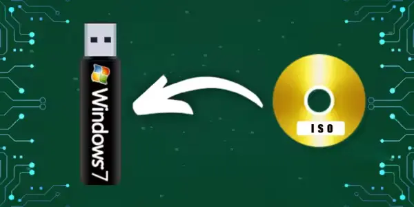 ويندوز 7 ISO على فلاشة USB