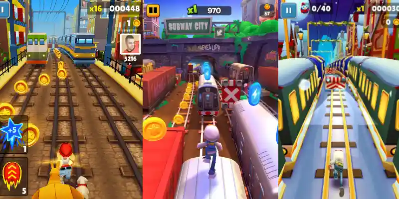 أسلوب اللعب في Subway Surfers
